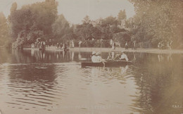 Romantic Dating The Lake Abbey Park Leicester RPC Postcard - Otros & Sin Clasificación