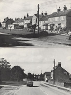 Wymondham Leicester Main Street Bicycles 2x RPC Postcard S - Autres & Non Classés