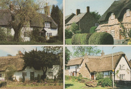 Newtown Linford Cottages Leicester Post Office Postcard - Autres & Non Classés