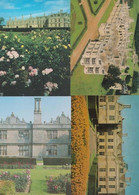 Kirby Hall Northampton 4x Rare Postcard Incl Aerial Gardens Grounds All Mint - Northamptonshire