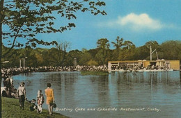 Restaurant At The Boating Lake Northampton 1970s Corby Postcard - Northamptonshire