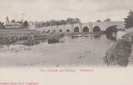 The Church & Bridge Wansford Northampton 1904 Postcard - Northamptonshire