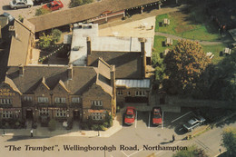 The Trumpet Pub Carvery Wellingborough Road Northampton Advertising Postcard - Northamptonshire