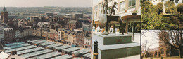 Northampton Market Church Aerial View 2x Postcard S - Northamptonshire