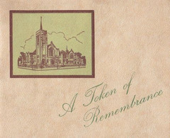 Northampton Methodist Church Womens Social Circle 1900s Remembrance Card - Northamptonshire