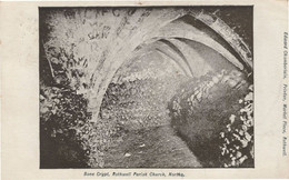 Rothwell Church Bone Crypt Northants Postcard - Northamptonshire