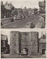 Bondgate Within Alnwick Northampton Hotel Window 2x Postcard S - Northamptonshire