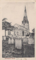 Edwinstowe Church Nottingham Village Old Postcard - Andere & Zonder Classificatie