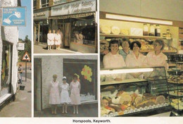Horspools Bakers Bakery Confectioners Shop Keyworth Nottingham Village Postcard - Altri & Non Classificati