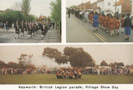 Keyworth British Legion Day March Carnival Nottingham Village Limited Postcard - Altri & Non Classificati