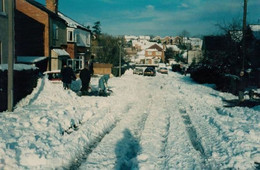 Keyworth Dale Road Snow Disaster Weather Christmas Photo Postcard - Autres & Non Classés