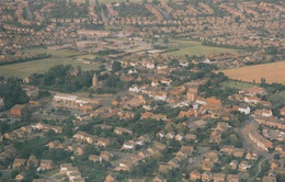 Keyworth Nottingham Spectacular 1980s Aerial View Birds Eye Postcard - Altri & Non Classificati