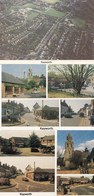 Nottingham Keyworth 3x 1980s Village Incl Birds Eye Aerial Postcard S - Autres & Non Classés