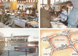 Nottingham Postcard Exhibition Dealer Stands At Lakeside Pavillion 1985 Postcard - Altri & Non Classificati