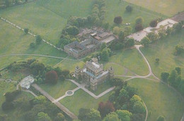 Nottingham Wollaton Hall Spectacular 1980s Aerial View Birds Eye Postcard - Other & Unclassified