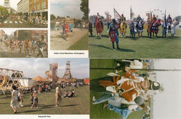 Robin Hood Fancy Dress At Fete Keyworth Nottingham Village 4x Postcard - Sonstige & Ohne Zuordnung