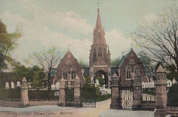 Stapleford Cemetary Nottingham Antique Postcard - Altri & Non Classificati