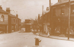 Hawkins Sweet Shop Nottingham Road Ripley Tram Derby Postcard - Andere & Zonder Classificatie