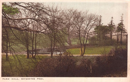 Park Hall Hostel Swimming Pool Mansfield Nottingham Old Postcard - Andere & Zonder Classificatie