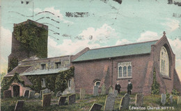 Edwalton Church Nottingham Old WW1 War Postcard - Sonstige & Ohne Zuordnung