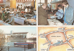 Nottingham Postcard Fair Exhibitions 1985 Map Postcard - Otros & Sin Clasificación