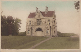 Folly Lodge Edwinstowe Dukes Gothic Home Notts Old Postcard - Andere & Zonder Classificatie