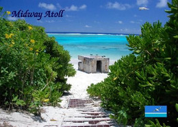 Midway Atoll Bunker New Postcard - Midway Islands