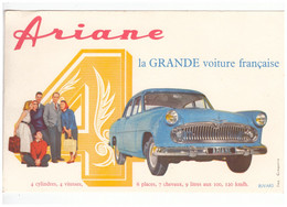 ARIANE   LA GRANDE VOITURE FRANCAISE  4 CYLINDRE 4 VITESSES  6 PLACES  7 CV  9 LITRES AUX 100  120KM/H - Auto's