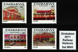 Zimbabwe 2011 Railway Stations MNH / Mint / ** (Simbabwe) - Zimbabwe (1980-...)