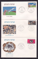 Territoire Afars & Issas 1971 Timbres N° 361-368-370 - Oblitérés 1er Jour - Cartas & Documentos