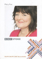Mary Fox BBC Radio Stoke Cast Card Photo - Handtekening