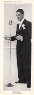 Les Allen Crooner Radio Review Antique 10" X 3" Old Photo Card - Autogramme