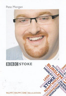 Pete Morgan BBC Radio Stoke Cast Card Photo - Autographs