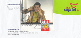 Steve Penk Capital Radio Fonejacker Style Candid Camera Phone Hand Signed Photo - Autogramme