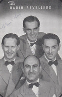 The Radio Revellers Antique Genuine Hand Signed Old Publicity Card Photo - Autographes