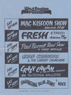 Paul Burnett Radio 1 DJ 1980s Roadshow Norfolk Theatre Flyer - Autógrafos