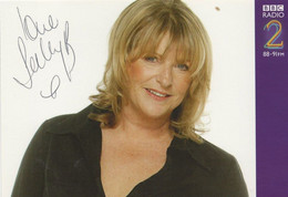 Sally Boazman BBC Radio 2 CB Lorry Show Hand Signed Photo - Autogramme