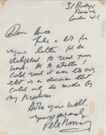 Peter Murray Radio 1 2 DJ Full Hand Written Signed Vintage Letter - Autógrafos