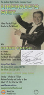 Bobby Crush Liberace Liberaces Suit Jermyn Street Hand Signed Theatre Flyer - Autógrafos