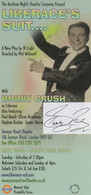Bobby Crush Liberace Liberaces Suit Jermyn Street Hand Signed Theatre Flyer - Autogramme