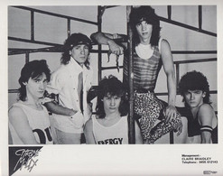 Chrome Molly Heavy Metal Band Vintage Early Career Management Publicity Photo - Autogramme