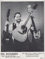 Del Richards Rock & And Roll Country Southend Butlins Holiday Camp Media Photo - Autographes