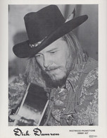 Dick Damron Canadian Guitarist Early Career Rare Publicity Media Photo - Autographes