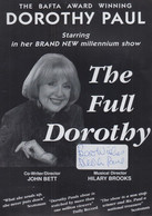 Dorothy Paul Live In Concert Hand Signed Theatre Flyer Handbill - Autogramme