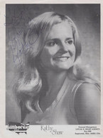 Kathy Shaw Country & Western Ohio Morrow County 70s Singer 10x8 Hand Signed Card - Autographs