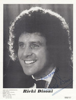 Ricki Disoni Large 12x8 Hand Signed Management Publicity Photo - Autographes