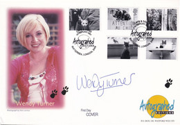 Wendy Turner Television Animal Rights Campaigner Hand Signed FDC - Autografi