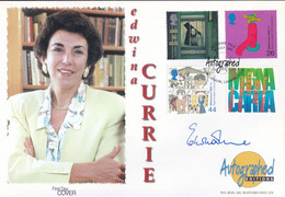 Edwina Curry Conservative MP Autograph Rare Hand Signed FDC - Autographes