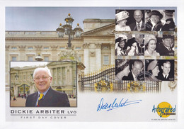 Dickie Arbiter Queen Elizabeth Royal Wedding Signed FDC - Autogramme