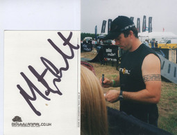 Martyn Ashton Stuntman Cyclist Mountain Bike Hand Signed Photo - Autogramme